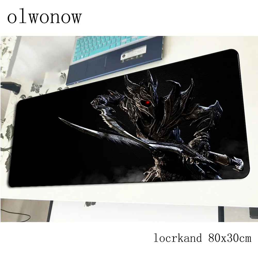 Skyrim коврик для мыши 80x30 см рождественские подарки игровой большой геймер лучший