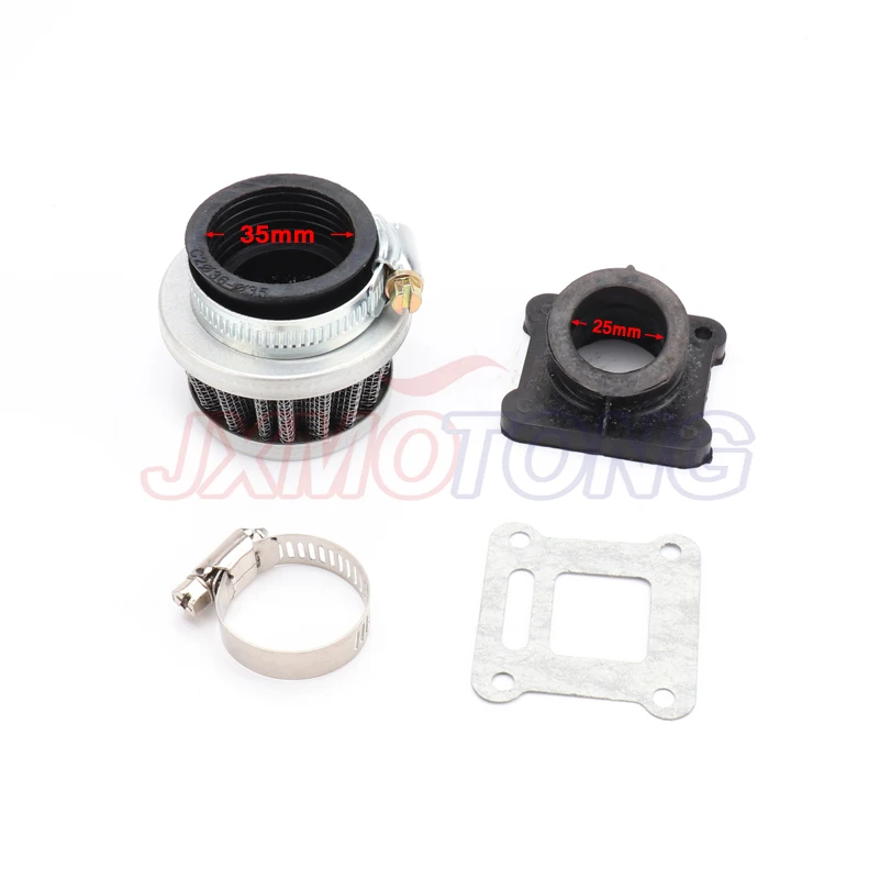 Air filter manifold Карбюратор с воздушным фильтром и загрузкой коллектора для KTM 50 50SX 50CC JUNIOR 50CC SX 2001-2008 Ручная Блокировка карбюратора комплект 20 мм - Цвет: Air filter manifold