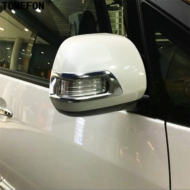 

TOMEFON For Toyota Estima Previa Tarago 2016 ABS Chrome Side Rearview Mirror Cover Fender Trim Auto Exterior Styling 2PCS/set