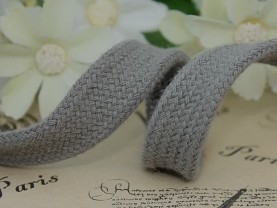 28 grey 15 мм широкий хлопок цвет полый плоский канат/шляпа талии шнурок украшения для одежды, аксессуары DIY руководство - Цвет: 28 grey
