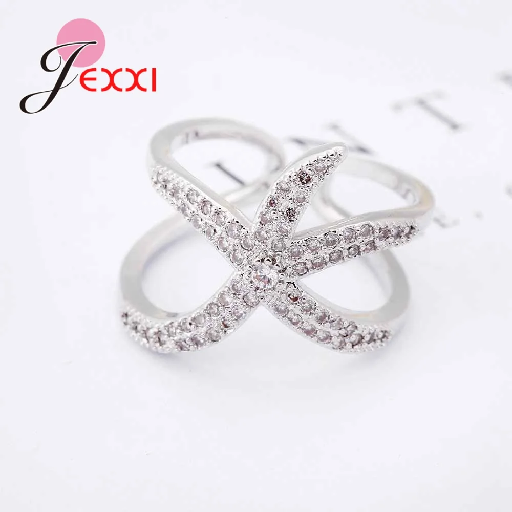 Серия морских растений 925 пробы Серебряное Открытое кольцо Морская звезда стиль