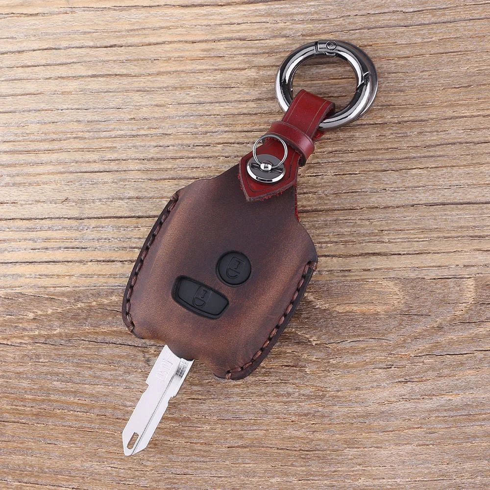 Color 2 KEYYOU 2 вида подкладки: кожа и кнопочный ключ автомобиля чехол для Citroen c4 c5 Berlingo; Picasso Xsara Picasso для peugeot 206 207 307 107 406 408 - Количество кнопок: Color 2