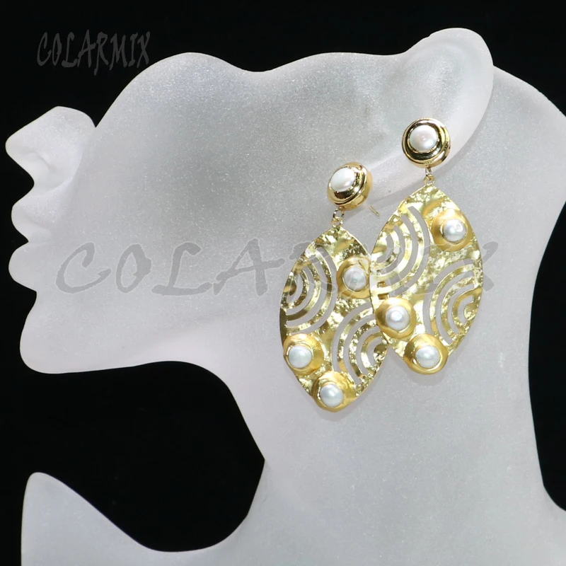 5 пар металлические жемчужные серьги египетские висячие турецкие ювелирные