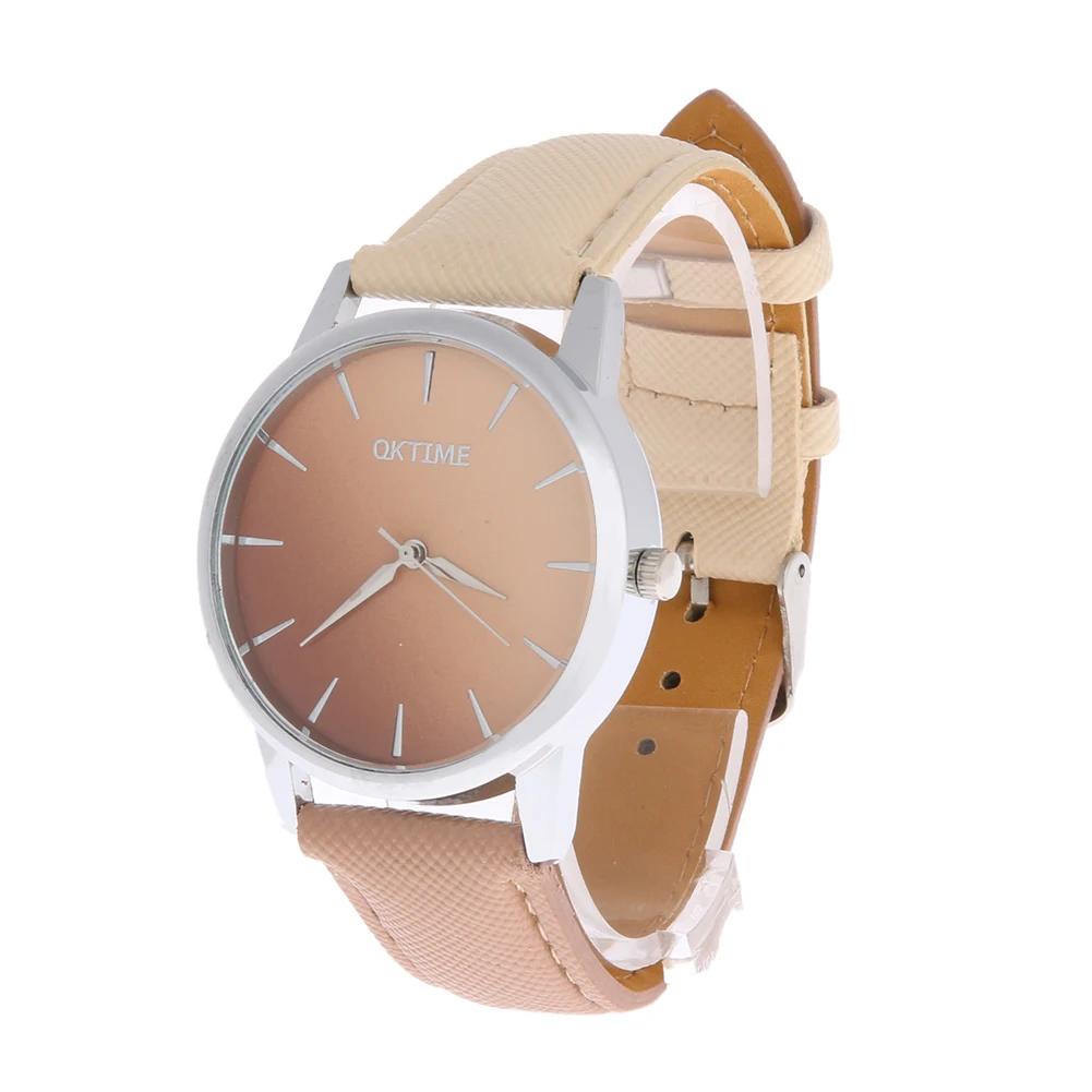 Часы наручные женские кварцевые с кожаным ремешком характерные брендовые