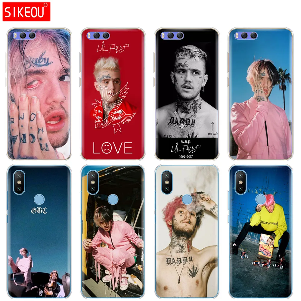 Силиконовый чехол для Xiaomi Mi A1 A2 5 Φ 5X 6 Mi5 MI6 NOTE 3 MAX Mix 2 2S Lil Peep|Бамперы| |