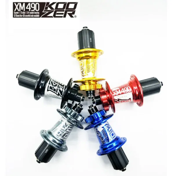 KOOZER HA02N/HA04N XM490 CNC Алюминиевый Комплект втулок 2/4 подшипники MTB 32 отверстия с QC ступица велосипеда концентратор пара