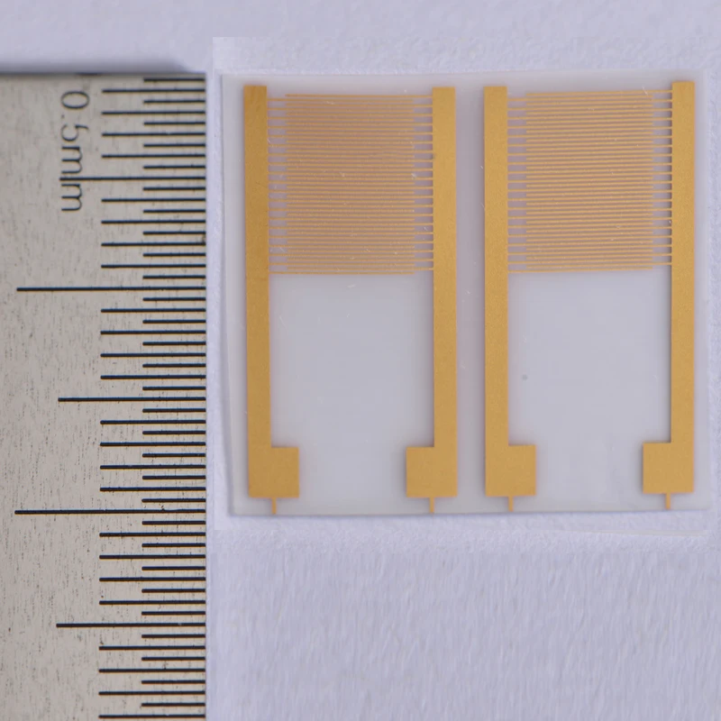 0.1V 0.3A PET Flexible Interdigital Electrode DPC Process Polymer Intelligent Biometric Sensor Chip | Электронные компоненты и