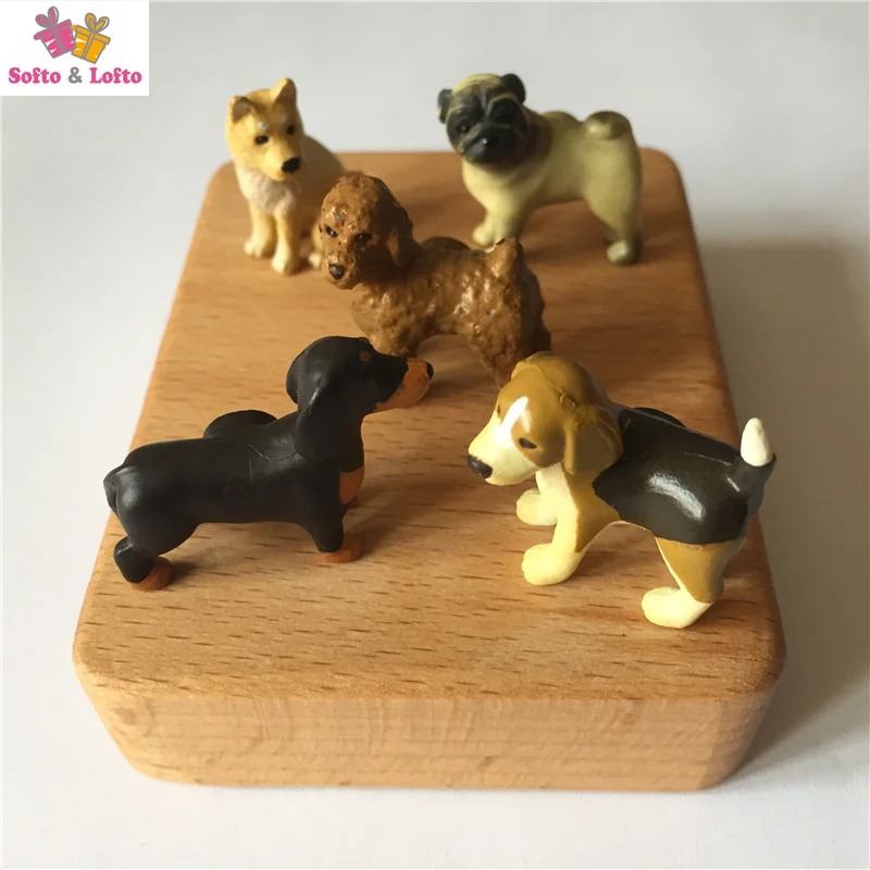 5 шт./лот магнит на холодильник для собак фигурки животных такса туристический