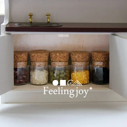 

1:6 1:12 Cute MINI Dollhouse Miniature Bottled food