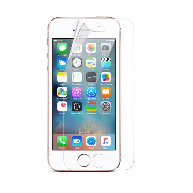 5 шт. Прозрачная мягкая защитная пленка для переднего экрана iPhone 5S SE Shield ecran