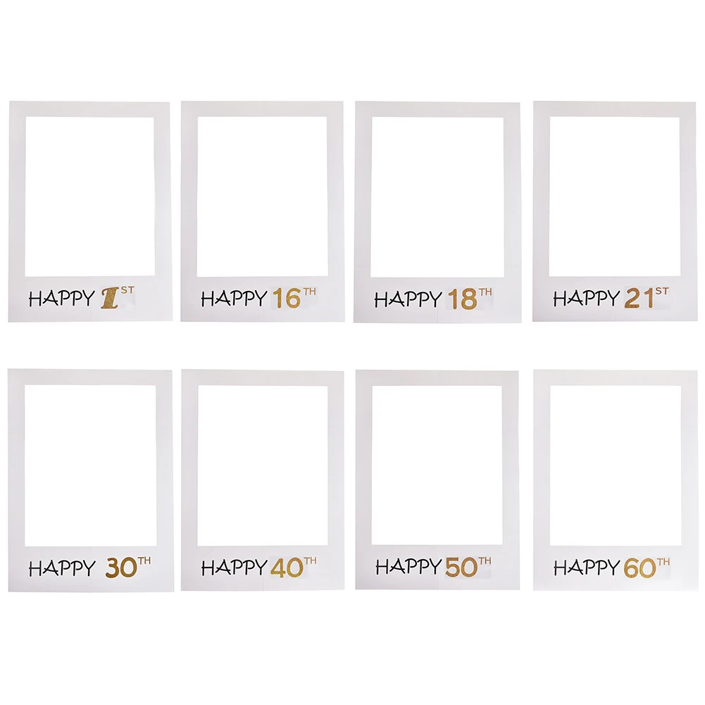 Chicinlife Happy 18/30/40/50th бумажная фоторамка реквизит фоторамка юбилей 30 лет украшения для вечеринки в честь Дня рождения Подарочные принадлежности
