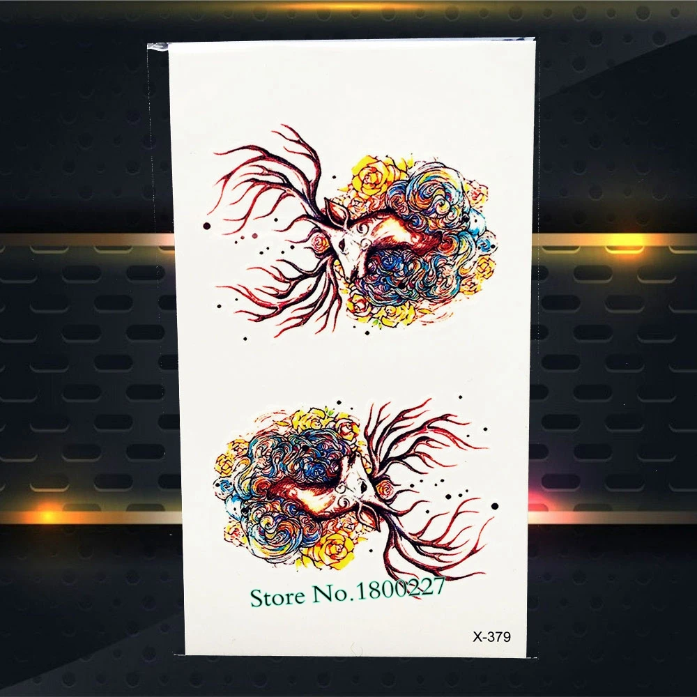 1 шт. милый flash Временные татуировки Водонепроницаемый Черный кот paq-x14 Южная Корея