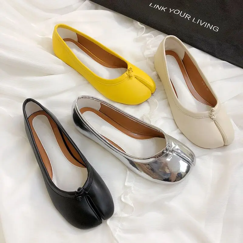 Cakucool/женские лоферы на плоской подошве Осенние кожаные повседневные туфли с