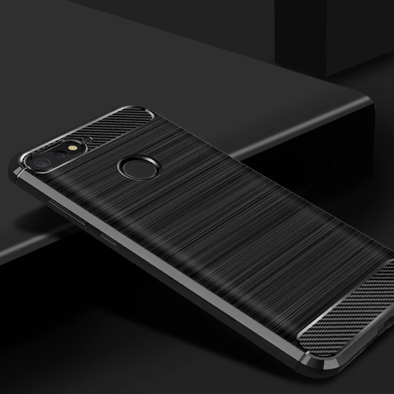 Чехол для Huawei Y7 Prime 2018 чехол из углеродного волокна Y 7 |