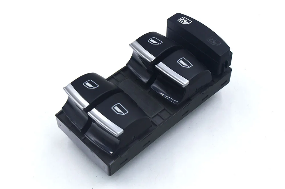 Хром Мастер переключатель окна для Audi A3 8P A4 S4 RS4 B6 B7 A6 S6 RS6 C6 Q7 4F0959851H 4F0 959 851H Кнопка игровой консоли