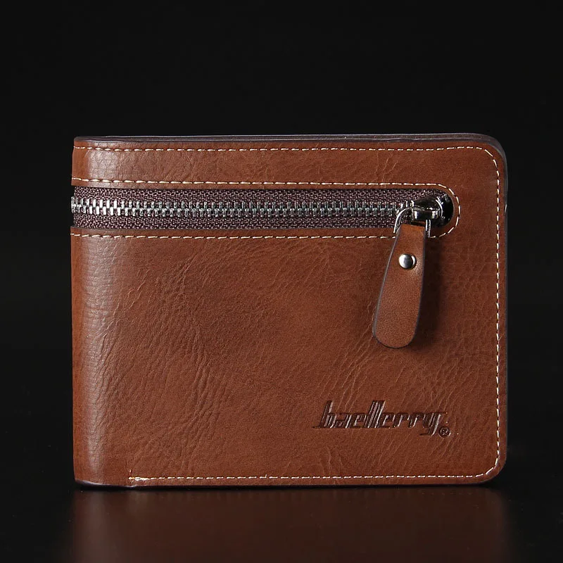 Винтажные повседневные мужские короткие кошельки Baellerry кошелек с крестом на