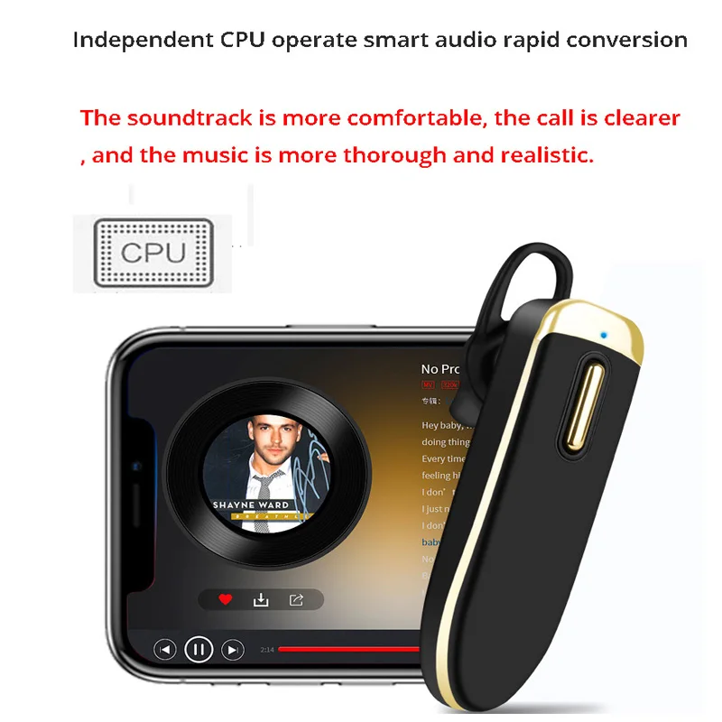 Bluetooth гарнитура наушники для режима свободные руки беспроводная воздушные