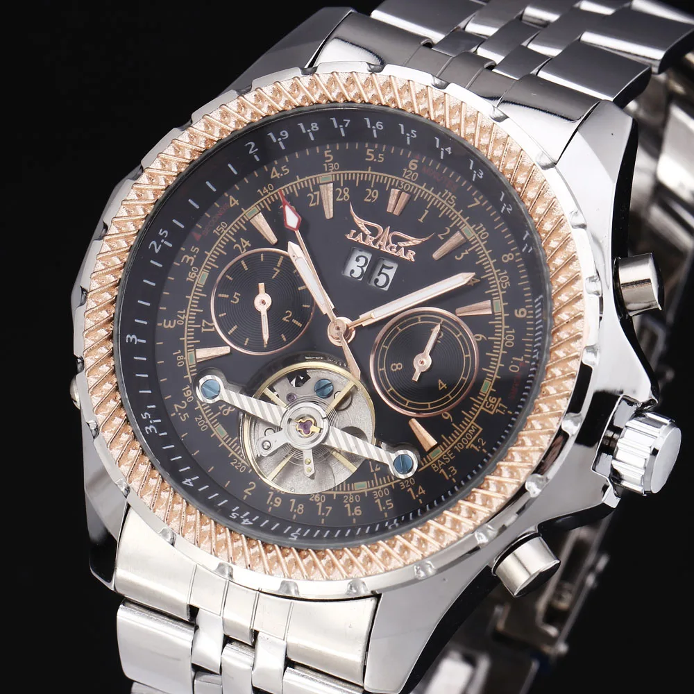Relogio Automatico Masculino Top Brand JARAGAR New Luxury Automatic Watch Men Tourbillon Mechanical Sport Military Clock | Наручные часы