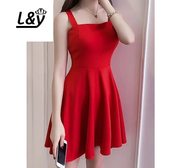 L &amp Y с квадратным вырезом женское платье летние женские Vestidos Новое поступление