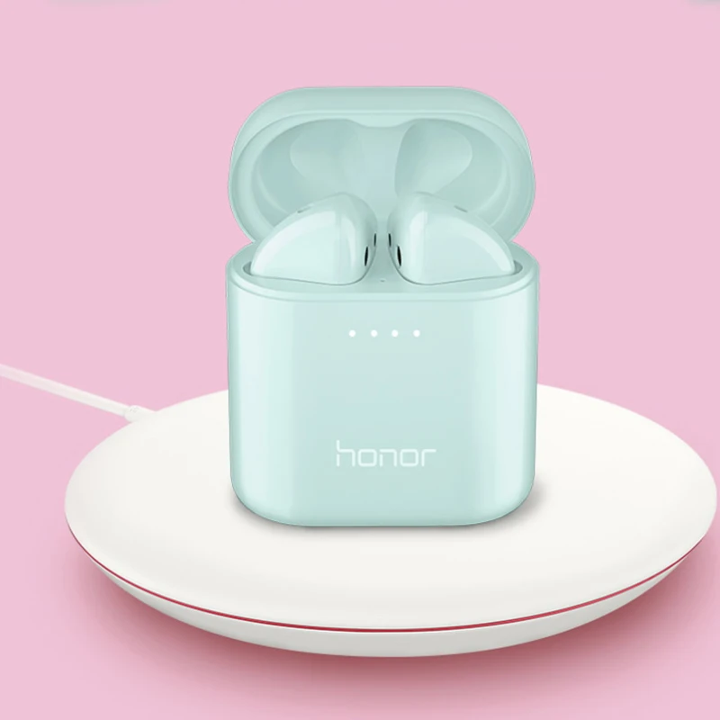 Huawei Honor Flypods Беспроводные Наушники Hi-Fi TWS Bluetooth наушники водонепроницаемые IP54 управление беспроводным зарядным устройством