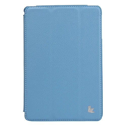 Jisoncase кожаный чехол для iPad Mini 2 3 ультра тонкий стенд дизайн складной Фолио Роскошный бренд Smart Cover для iPad Mini 1 2 3 Чехол - Цвет: Blue