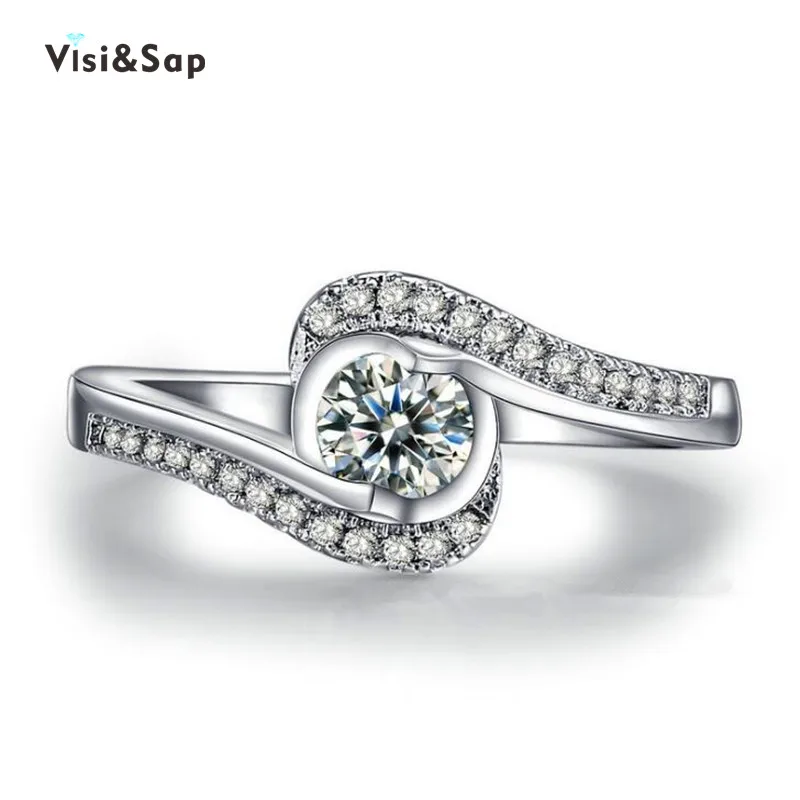 Eleple Элегантные кольца для женщин обручальное свадебное кольцо Модные ювелирные