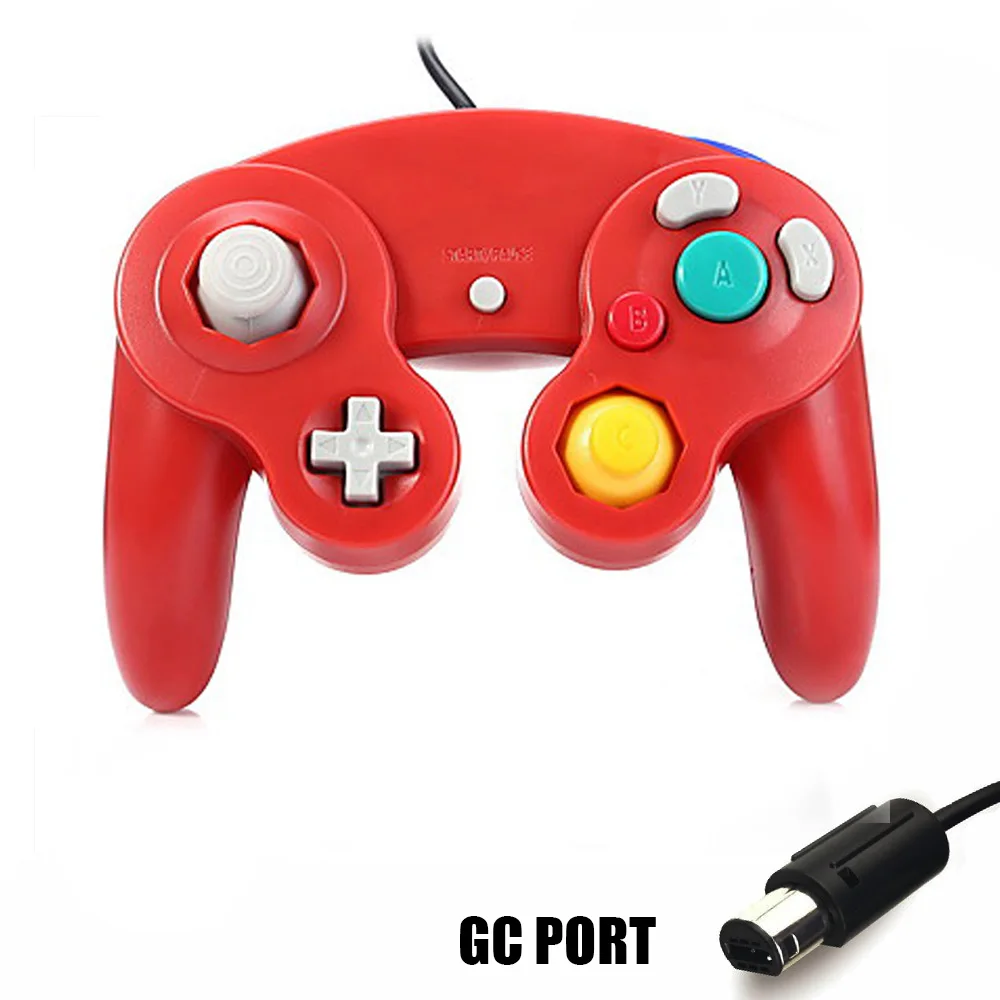 Игровая вибрация джойстика для Ninten GameCube контроллер Pad два интерфейса