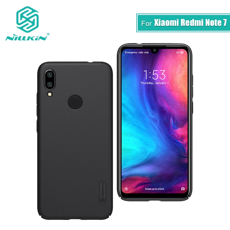 Чехол для Xiaomi Redmi Note 7 6,3 ''NILLKIN матовый ПК Жесткий Чехол для задней панели для Xiaomi Redmi Note 7 Pro Note7 7S