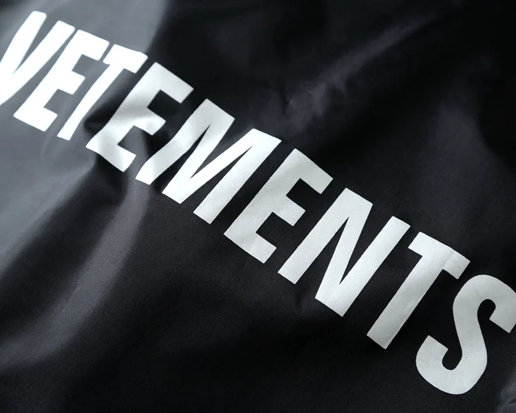 HEYGUYS, новинка, хип-хоп, kanye west, модная, с буквенным принтом, Vetements, негабаритная, для мужчин и женщин, ветровка, водонепроницаемый плащ, куртка