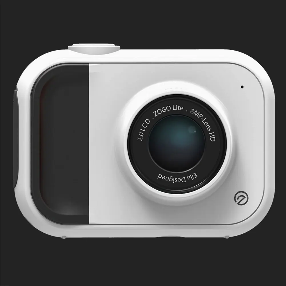 Белый Мини HD 1080 P детская видеокамера USB цифровая фотокамера с 2-дюймовым Экран дисплея для детей подарки на день рождения - Цвет: Белый