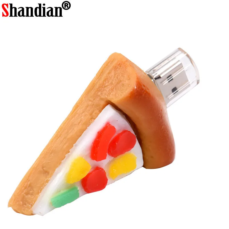 SHANDIAN флеш-накопитель, 4 ГБ, 8 ГБ, 16 ГБ, 32 ГБ, 64 ГБ usb французский, пицца, суши, форма USB флеш-накопитель USB2.0 флеш-накопитель флешка