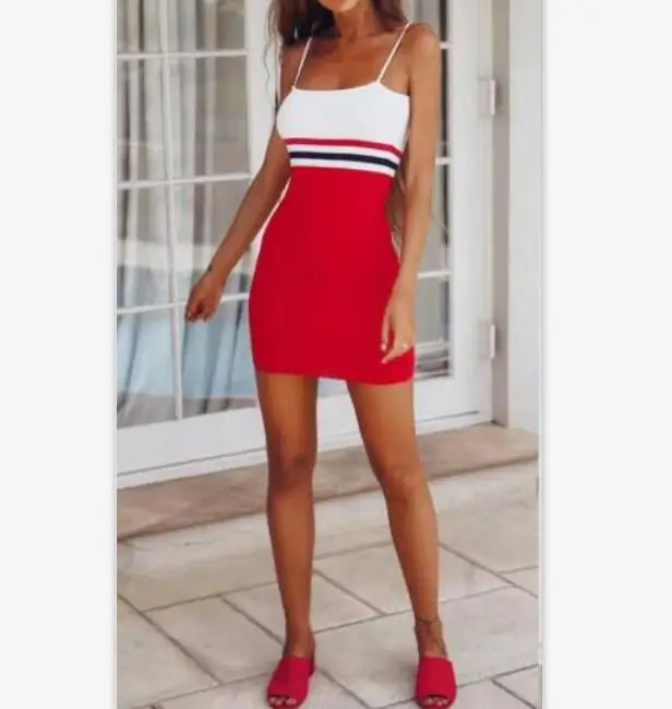 

Summer Bandage Dress Celebrity Fashion Night Club Party Dresses Strap O-Neck Mini Bodycon Sexy Women Dress
