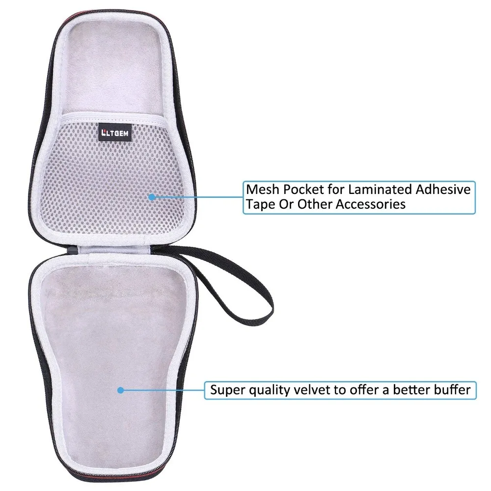 LTGEM EVA Hard Case for Brother P-Touch PTH110 & PT-H100 Easy Portable Label Maker - Travel Protective Carrying Storage Bag