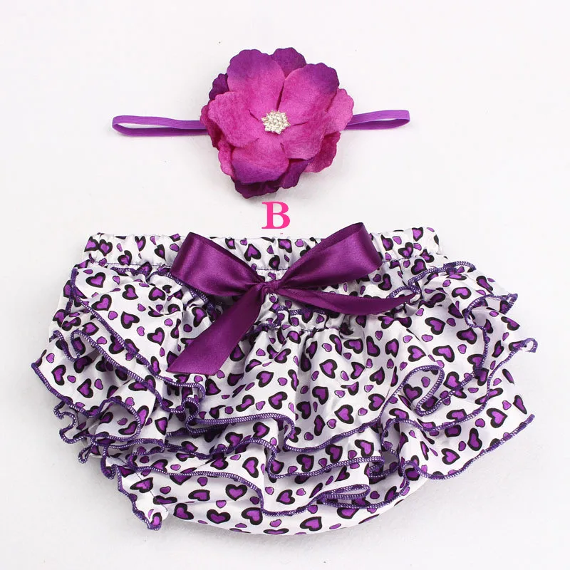 Набор повязок из хлопчатобумажной ткани с бантиком набор на подгузник трусики