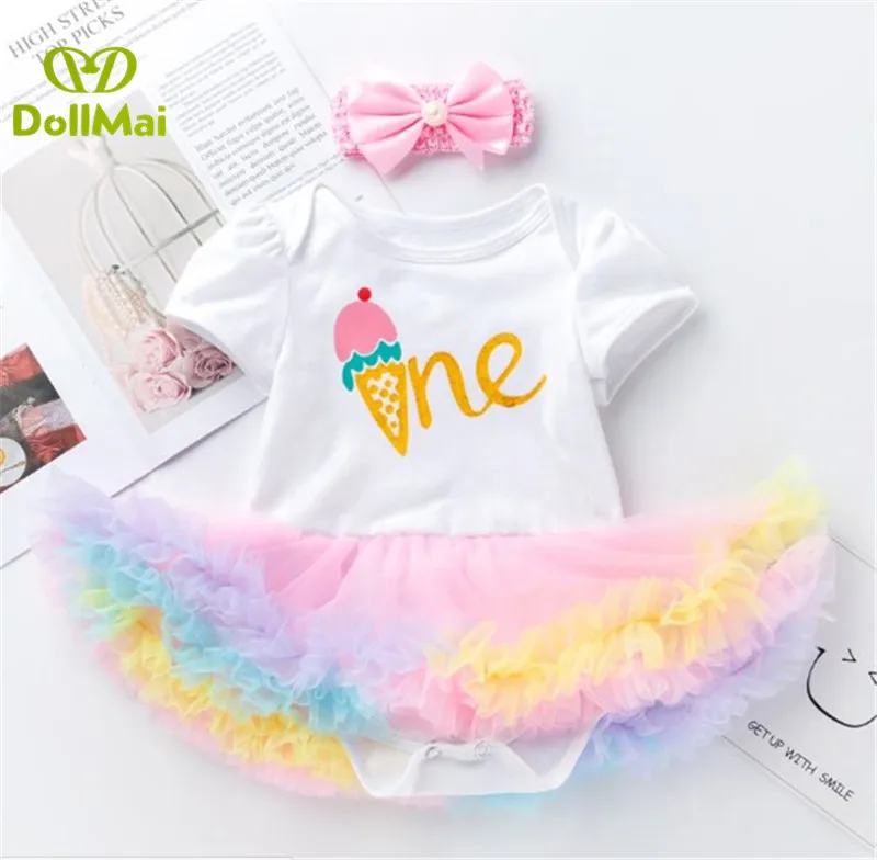 Платье для маленьких девочек разноцветное трикотажное платье принцессы с