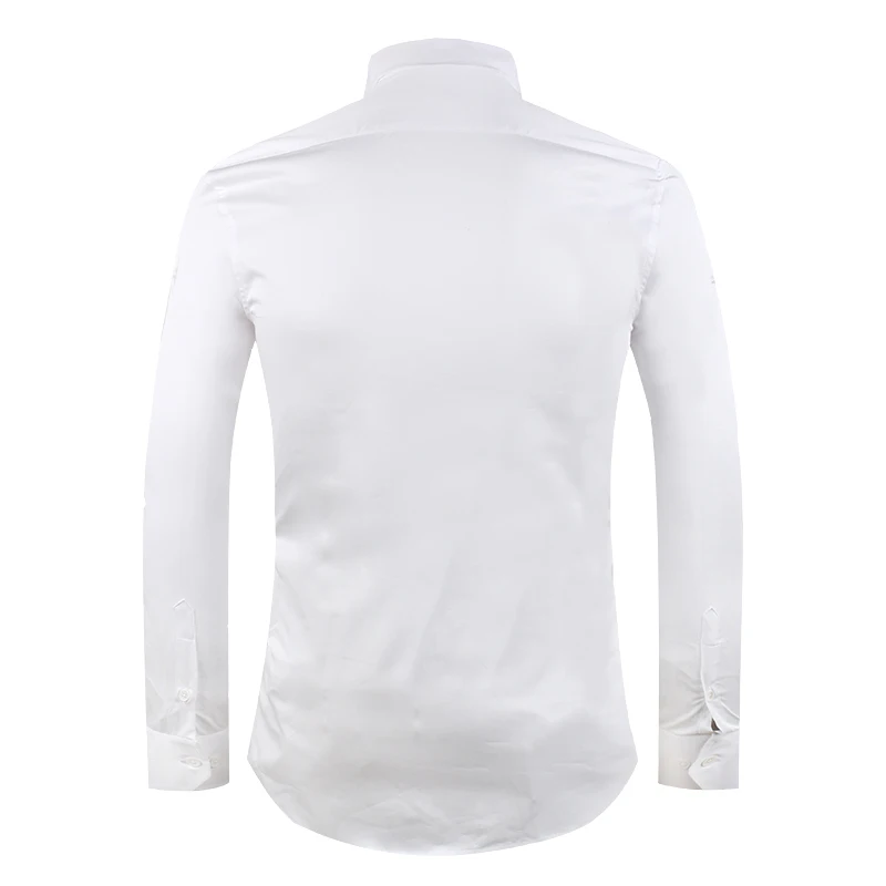 Minglu Новое поступление Для мужчин 100% хлопковая рубашка Высокое качество с