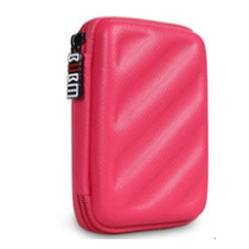BUBM EVA противоударный Дорожный Чехол Для Seagate Backup Plus Slim, Western Digital 2,5 дюймов внешний жесткий диск HDD - Цвет: Red-S