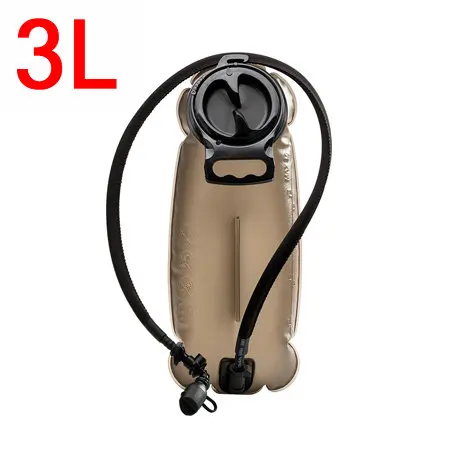 3L 1.5L 2L 2.5L портативная ТПУ гидратационная Система сумка для мочевого пузыря для походов на открытом воздухе походная альпинистская велосипедная сумка для воды коричневая - Цвет: 3L