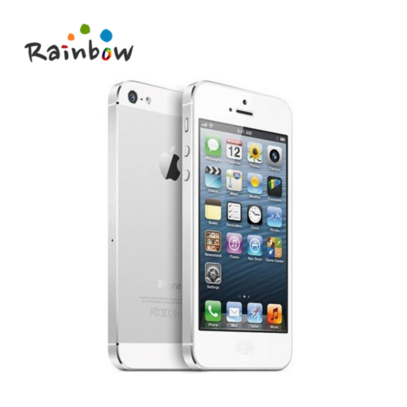 Разблокированный iPhone 5 двухъядерный 1G ram 16 GB/32 GB/64 GB rom 4,0 дюймов 8MP камера wifi gps Сотовые телефоны