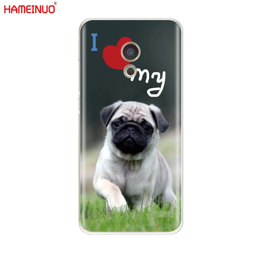 HAMEINUO Милый милый чехол для мопса Meizu M6 M5 M5S M2 M3 M3S MX4 MX5 MX6 PRO 6 5 U10 U20 note plus | Мобильные