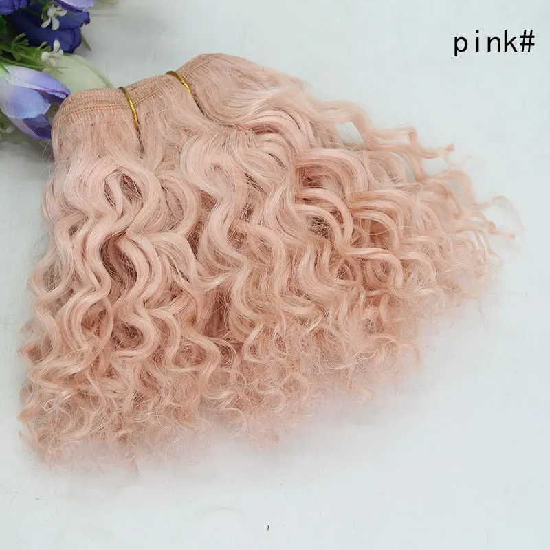 15*500 см парик diy Материал шерсть волосы ряд BJD кукла ряд шерсть sd кукла парик Материал для парики для кукол аксессуары русские DIY волосы куклы