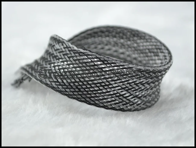 Нейлоновый рукав 10 м 16 мм Синий сетчатый плетеный для DIY кабель питания Hi Fi|diy power