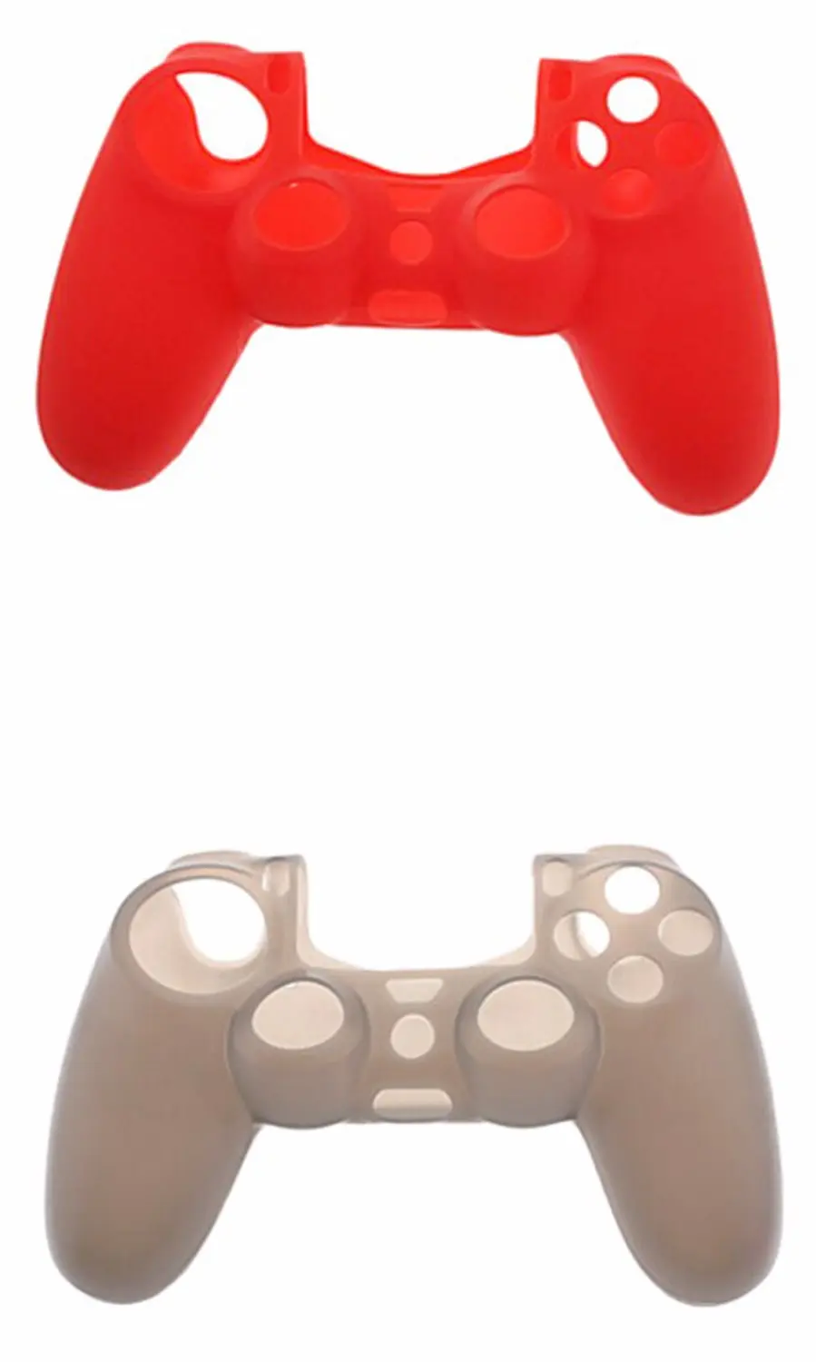 Цветной Мягкий силиконовый чехол для контроллера Sony Playstation 4