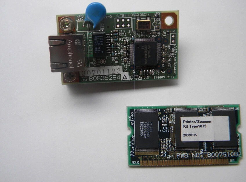 Для RICOH 1075 1224C сетевой карты принтер набор для сканирования типа B0075108 B0535254
