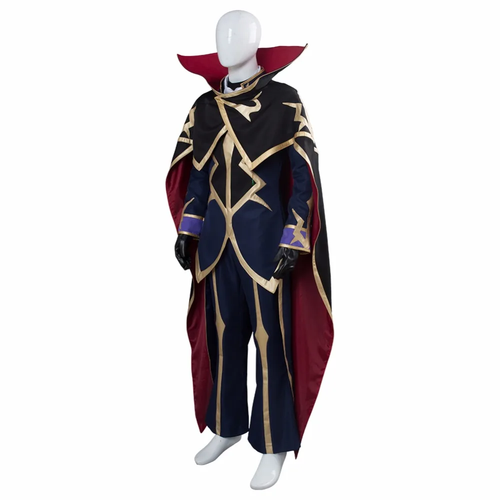 Код Гиасс Косплей Костюм Lelouch of the Resurrection Zero Косплей Костюм Униформа костюм Взрослый Хэллоуин Карнавальный Костюм