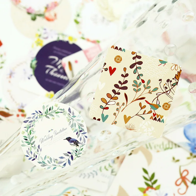 46 шт. яркие весенние цветочные наклейки для дневника|papelaria|papelaria scrapbook |