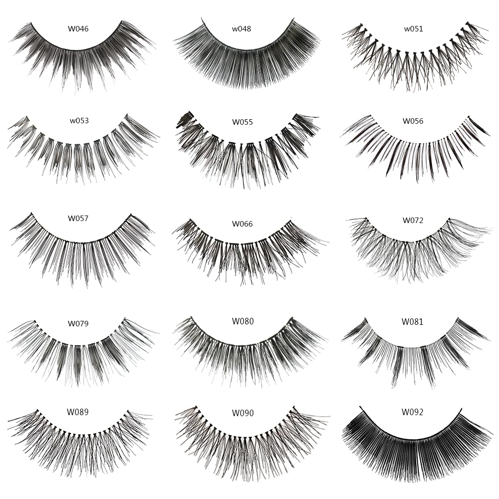 1 пара Накладные ресницы ручной работы натуральные длинные толстые Висячие для