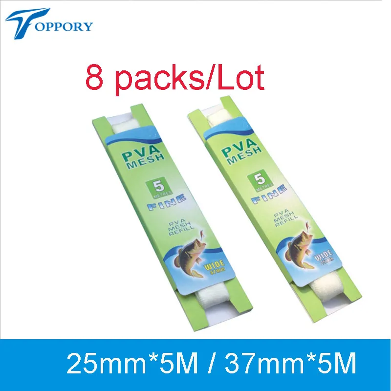 Сетчатая ПВА карта Topproy для ловли карпа принадлежности рыбалки 5 м 25 мм 37 8