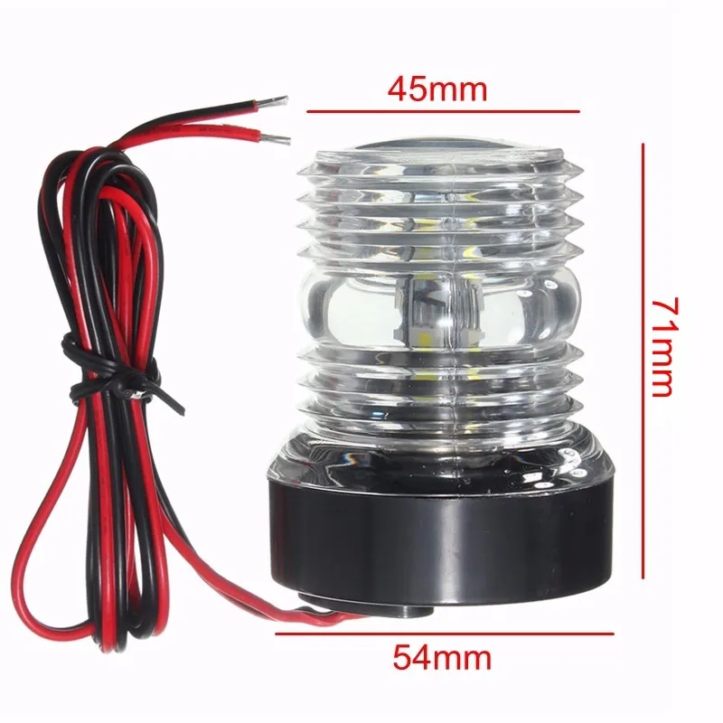 13 SMD 5050 светодиодный морской яхты навигации якорь светильник круглый 360 градусов судно светильник чистый белый 6000K Водонепроницаемый 12V