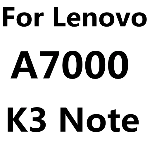For A7000 Абсолютная новинка! Премиум закаленное Стекло для lenovo A536 A606 A850 A5000 A6000 A7000 K900 P70 P 70 P780 S580 S60 Экран защитная плёнка для НУА Вэй - Цвет: For A7000